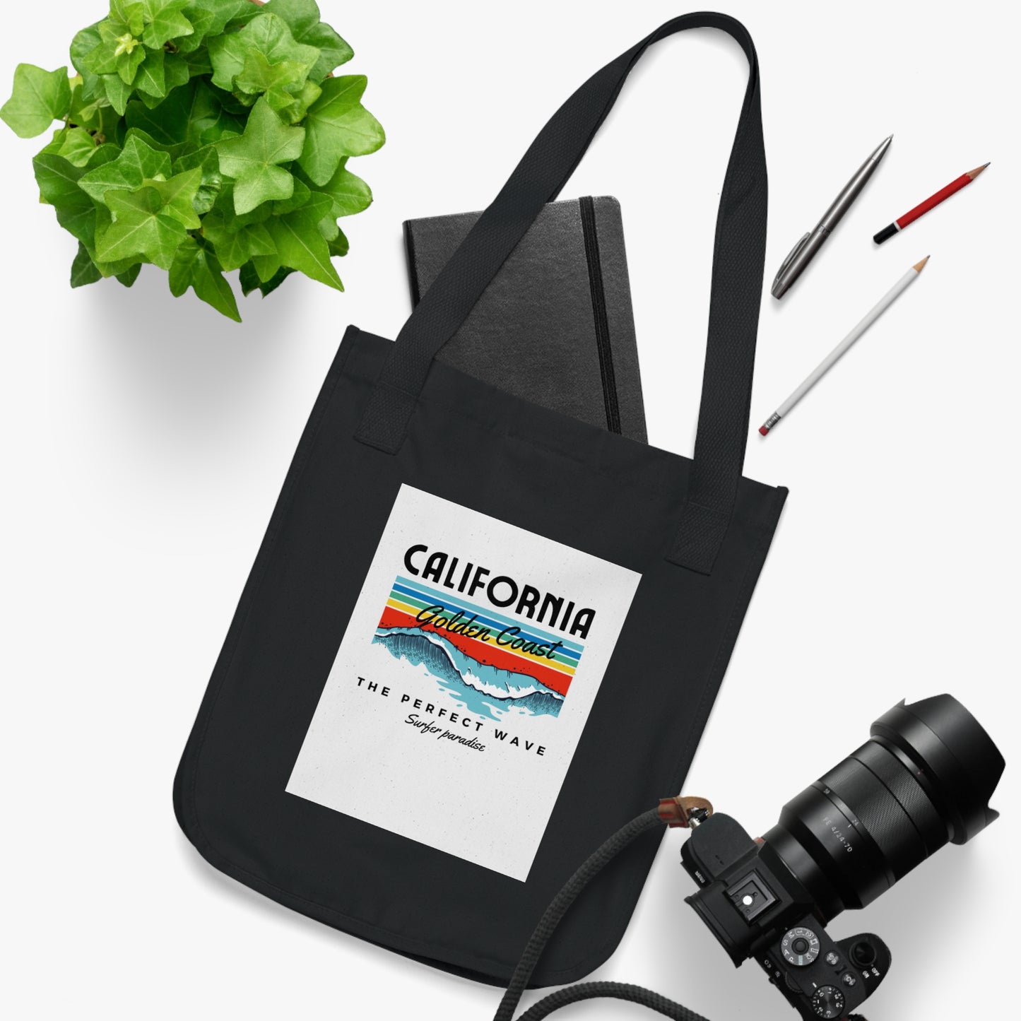Tote Bag California Love - Organic Canvas