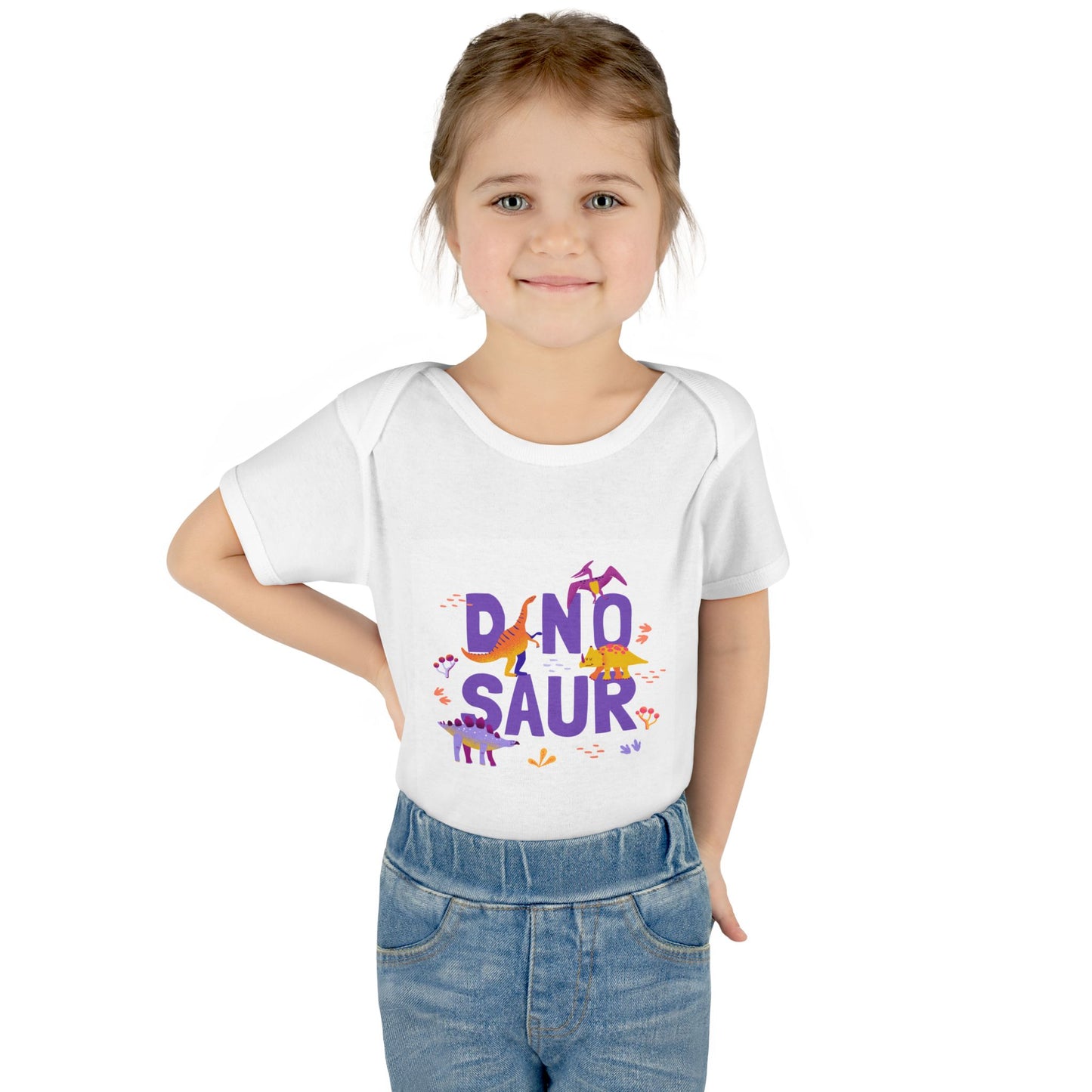 Infant Bodysuit Dinosaur Design - Cute Baby Outfit