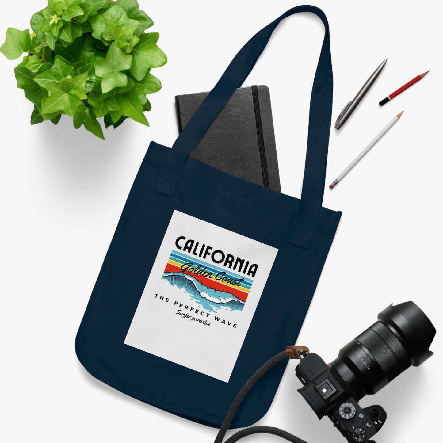 Tote Bag California Love - Organic Canvas