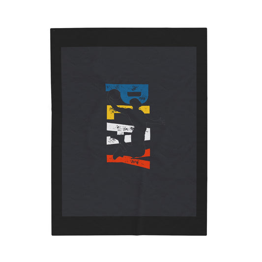 Plush Blanket Playful Design