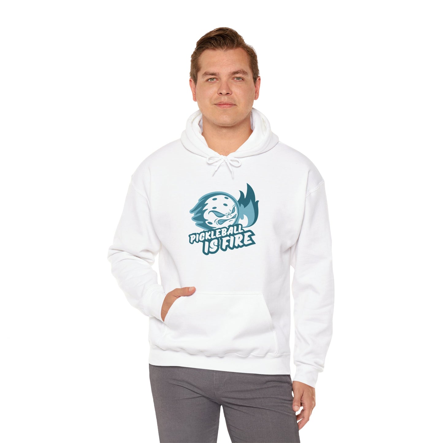 Pickleball Hoodie - Pickleball is Fire
